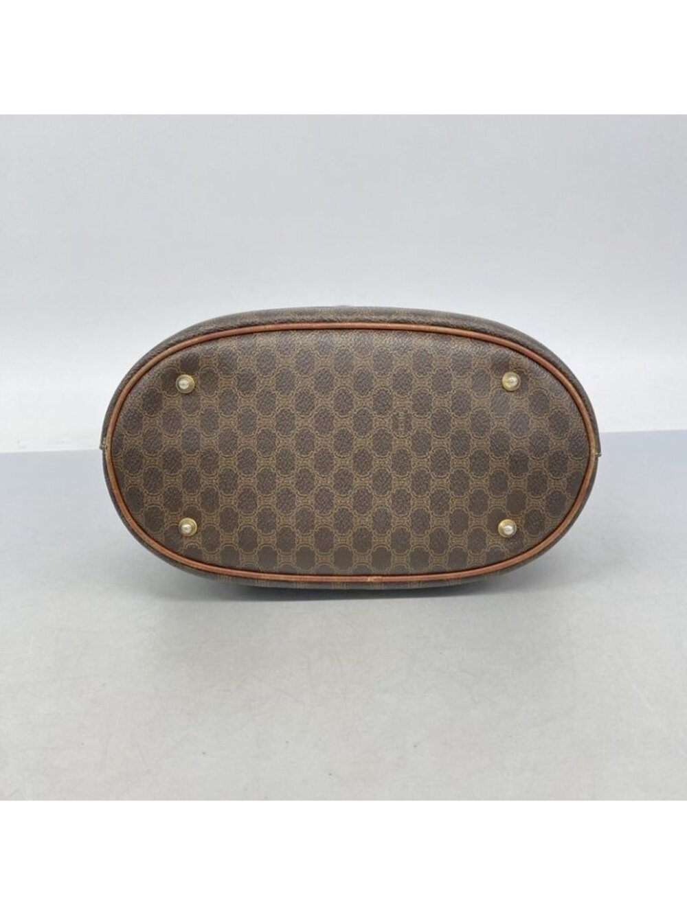 ★SOLD★ Celine Tote Macadam Brown Gold - Picture 3 of 10